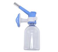 HEEPDD Dispensador de Agua de Mascotas, Diseño de Cuentas de Cordón de Gran Capacidad Jaula de Caga Colgante de Agua Colgante Botella de Agua de Colgante Transparente para (Blue)