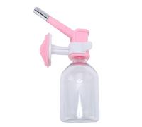 HEEPDD Dispensador de Agua de Mascotas, Diseño de Cuentas de Cordón de Gran Capacidad Jaula de Caga Colgante de Agua Colgante Botella de Agua de Colgante Transparente para (#1)