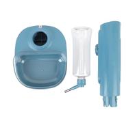 HEEPDD Dispensador de Agua para Perros, Portátil Ajustable Agua Estancada Alimentador de Alimentos Automático de Gran Capacidad Agua de Agua para Mascotas Alimentador de Dispensador de (Blue)