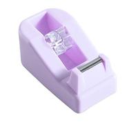 HEEPDD Dispensador de Cinta de Escritorio, Plástico Duradero, Fácil Corte de Cinta para Estudiantes de Oficina, Profesores de hasta 18 Mm de Ancho (PURPLE)