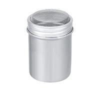 HEEPDD Dispensador de Coctelera de Polvo de Acero Inoxidable, Coctelera de Cacao de Malla Fina Desmontable, Botella de Polvo de Acero 304 con Agujeros Más Grandes, Diseño Fácil de Limpiar para (304