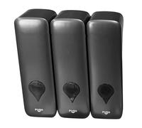 HEEPDD Dispensador de de Pared, Accesorio para Dispensadores de Ducha, 3 Cámaras con Capacidad de 200 Ml para Baño y Cocina Dispensador de de Pared, Ducha Manual Nan Baño