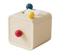 HEEPDD Dispensador de Rollos de Papel Higiénico, Soporte Decorativo de Plástico para Caja de Pañuelos para Baño, Encimera, Sala de Estar, Necesidades Diarias (3 Bolas de Colores)