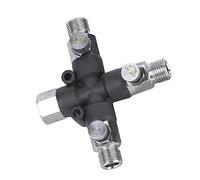 HEEPDD Divisor de Manguera de Aire de Metal para Accesorios de aerógrafo de 1/8 Hilos para aerógrafo