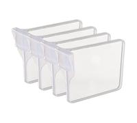 HEEPDD Divisor de Refrigerador Retráctil, Clamp/Holder de Separador de Nevera Extensible para Organización Personalizada y Nan de Almacenamiento (L)