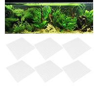 HEEPDD Divisor de Tanque de Peces de Acuario de 6 Piezas, Diseño de Empalme Flexible con Malla de Aislamiento Multifuncional, para Bloquear Materiales de Filtro y Aislar Peces (30 * 30CM)