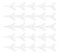 HEEPDD Divisor de Tubo de Aire para Acuario, 30 Uds., 4mm, Adaptador de 4 Vías en Forma de L de PVC para Accesorios de Bomba de Aire para Pecera (Camiseta de Cristal)