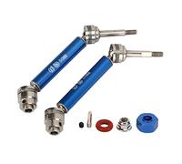 HEEPDD Eje de transmisión RC de alta carga, fácil instalación, longitud 12 cm, 1 par, transmisión eficiente para vehículos RC 1/10 (azul)