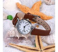 HEEPDD El Exquisito Vestido de Moda de la Mujer, Mira El Reloj de Pulsera de Cuero Retro para Varias Ocasiones (#5)