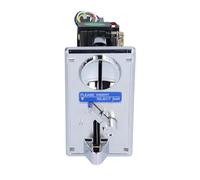 HEEPDD Electronic Coin Aceptor Three Selector de Monedas de Dispositivos Oculares Antifistos para el Juego, Easy Connection Plastic + Hardware (Gris Plateado)