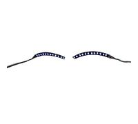 HEEPDD Elegante Kit de Luces LED para Pestañas Postizas, Ilumina Tu Look de Fiesta con Tiras de Maquillaje Brillantes para Discotecas y Halloween (BLUE)