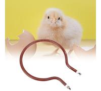 HEEPDD Elemento Calefactor de Incubadora, Tubo Calentador de Hierro, Repuesto para Incubadoras de 16 Pulgadas, Mejora el Rendimiento para Criaderos de Aves y Reptiles (Tubo calefactor redondo de