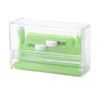 HEEPDD Enhebrador de Agujas Doble de Escritorio, Herramienta de Inserción Automática de Enhebrador de Agujas de Plástico con Orificio Pequeño para Coser a Máquina