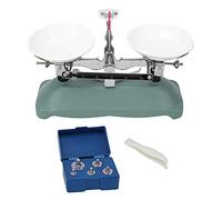HEEPDD Escala de Equilibrio, Escala de Balance Mecánico de Doble Pan para la Química Herramentadora de Enseñanza de Laboratorio de Experimentos Físicos NAN (100 gramos)