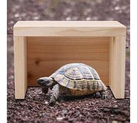 HEEPDD Escondite escondite, Madera escondiendo Cuevas Tortugas Caja de cría Paisajismo Decoración para Lagarto Rana araña Serpiente Gecko dragón Barbudo