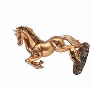 HEEPDD Escultura de Caballo de Estilo Europeo, Adorno de Decoración de Escritorio para el Hogar sin, para Regalo de Restaurante, Cafetería de Oficina (bs-021 Color Cobre)