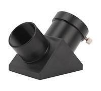HEEPDD Espejo Diagonal de 90 Grados, Construcción de Metal, Imágenes Verticales Claras, Ideal para Telescopios Refractores, Tamaño de 1,25 Pulgadas para Observadores de Estrellas y Observadores de