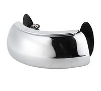 HEEPDD Espejo Retrovisor de Motocicleta de Gran Angular, Aleación de Aluminio ABS, Seguridad Adicional con ángulo de Visión de 180 Grados para Vehículos Todo Terreno, Motos de Cross y Scooters