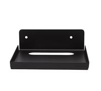 HEEPDD Estante de Almacenamiento Superior para Pantalla de TV, Estante para Decodificador de Acero Inoxidable con Orificio de Salida para de Soporte de Enrutador, Esquinas Redondeadas