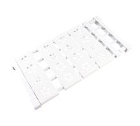HEEPDD Estante Extensible para Armario, Estantes para Armario, Organizador de Guardarropa, Divisor, No Requiere Taladro, con Tubo de Acero y Material PP para Zapatero, Estantería, Baño,