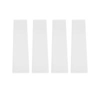 HEEPDD Estantes Transparentes para Gabinete, Estantes Colgantes, Flotantes para Baño y Cocina, Ahorro de Espacio, Juego de 4 Transparentes para Gabinete, Acrílico Transparente para el Hogar