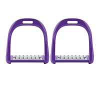 HEEPDD Estribos para Caballos, Pedal de Silla de Montar Occidental de Aluminio Antideslizante de Acero Inoxidable, Estribo Ligero y Seguro para Equitación, 4,7 X 1,4 Pulgadas, Múltiples Opciones de