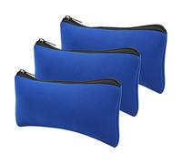HEEPDD Estuche de Neopreno para Lápices, Bolsa de Almacenamiento Suave para Bolígrafos, Paquete de 3, 5 X 10 X 20 Cm, Gran Capacidad, Resistente Al Agua, Organizador Ligero para la Escuela, Oficina,
