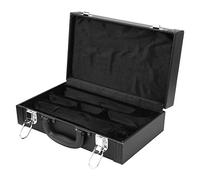 HEEPDD Estuche para Clarinete, Carcasa Dura de Piel Sintética con Interior a Prueba de Golpes, Correas de Mochila Ajustables, Accesorio de Viaje Ligero para Estudiantes