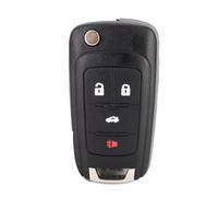 HEEPDD Estuche para Llavero con Tapa de 4 Botones, Carcasas para Llaves con Recortes de Botones Precisos, Protección de Llave del Vehículo para Camaro Cruze Malibu Sonic Volt Estuche para Llavero