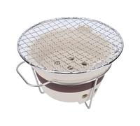 HEEPDD Estufa Portátil de Carbón de Arcilla, Diseño Compacto de Cerámica, 8,66 Pulgadas, para Preparar té y Barbacoa, Perfecta para Acampar, Hacer Picnic y Ceremonias de té Al Aire Libre