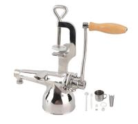 HEEPDD Exprimidor de Pasto de Trigo de Acero Inoxidable, Exprimidor Manual para Vegetales de Frutas de Pasto de Trigo, Diseño único, Alto Rendimiento de Jugo, con Material de Acero