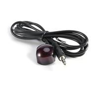 HEEPDD Extensor de Repetidor IR, Cable Receptor de Infrarrojos de 3,5 Mm para Gabinetes Multimedia Decodificadores, Pulso único de 38 KHz de 5 Pies de Longitud con Indicador LED, Permite el Acceso a