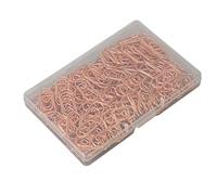 HEEPDD Fancy Paperclips 150 Clips de Papel Bonitos, Diseño en Forma de Corazón, Metal Galvanizado Brillante, Fuerte Fuerza de Sujeción, para Oficina, Escuela, Hogar, Organización de Archivos, (Oro