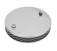 HEEPDD Filtro de Aire Metálico de Alto Flujo, Reemplazo de Alta Eficiencia para SU 1? Carburador en Pulgadas, Ideal para Modificaciones de Automóviles, Filtro de Aire de Alto Flujo de Metal, Panqueque