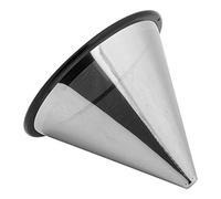 HEEPDD Filtro de café de Acero Inoxidable YJ 99A3, Diseño de Malla de Doble Capa para café Rápido, Inoxidable y Resistente, con Cepillo Incluido para Facilitar