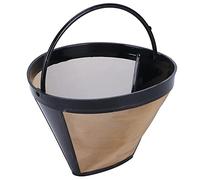 HEEPDD Filtro de café para Verter, Gotero de café, Filtro de Reutilizable en Forma de Cono, 4,84 X 2,28 X 3,35 Pulgadas para Uso Doméstico y en Cafetería de para Verter, Acero Inoxidable para el Hogar