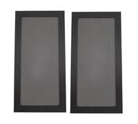 HEEPDD Filtro de Polvo para Ventilador de Ordenador, Cubierta Magnética de Malla de PVC con Marco de ángulo Recto para Ventilación de Ventilador de Fuente de Alimentación de Chasis de (Black)