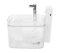 HEEPDD Fuente de Agua Automática para Gatos, Bomba de Filtrado Silenciosa Portátil para Gatos y Perros, Capacidad de 1,5 L para una Hidratación Saludable