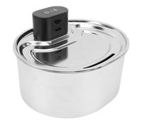 HEEPDD Fuente de Agua de Gato de Acero Inoxidable, Dispensador Automático de Agua de Mascotas con Detección de Movimiento del Sensor Inteligente para Gatos Perros en Interiores 3.2l