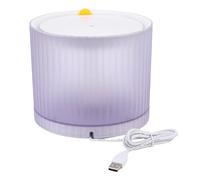 HEEPDD Fuente de Agua de Gato, Fuente de Agua para Beber para Mascotas Dispensador de Agua para Perros 1.8L Gran Capacidad con Potencia USB Circulación Automática para Gatos Dogs