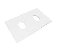 HEEPDD Funda Desechable para Reposacabezas para Masaje, Funda Higiénica de Tela No Tejida para Reposacabezas, Paquete de 100 para Spa y Salones de Belleza (WHITE)