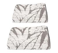 HEEPDD Fundas de Almohada Cuadradas Estampadas, Fundas de Almohada de Poliéster Transpirable para sofá y Cama, Juego de 2 Piezas Gris Claro Decoración Diaria (45,7x45,7 cm/18x18 Pulgadas)