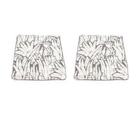 HEEPDD Fundas de Almohada Cuadradas Estampadas, Fundas de Almohada de Poliéster Transpirable para sofá y Cama, Juego de 2 Piezas Gris Claro Decoración Diaria (50,8x50,8 cm/20x20 Pulgadas)