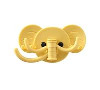 HEEPDD Gancho de la Pared de Elefante, Ganchos Giratorios de Plástico de la Pared Adhesiva para el Baño en el Hogar Nan de Dormitorio de Cocina