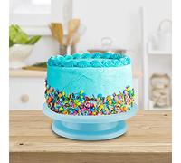 HEEPDD Giratorio para Decoración de Pasteles, Plástico de Grado Alimenticio con Plataforma Mate Antideslizante para Panaderías Profesionales, Velocidad de Fácil Control para Decoradores del Hogar
