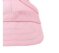 HEEPDD Gorra para y Gato, Sombrero Ajustable de Lona para el Sol con ala para Protección UV, Actividades Al Aire Libre, Moda, Rosa, Negro, Azul, S M L (L)