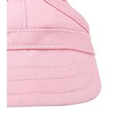HEEPDD Gorra para y Gato, Sombrero Ajustable de Lona para el Sol con ala para Protección UV, Actividades Al Aire Libre, Moda, Rosa, Negro, Azul, S M L (M)