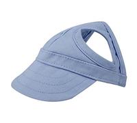HEEPDD Gorra para y Gato, Sombrero Ajustable de Lona para el Sol con ala para Protección UV, Actividades Al Aire Libre, Moda, Rosa, Negro, Azul, S M L (M)