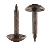 HEEPDD Grapas de Hierro Gruesas para Muebles, Material, Juego de 100 Piezas, Ideales para Sofás y Puertas de Madera, Grapas de Hierro Gruesas de Tamaño 6x12 Mm para Muebles, Necesidades Diarias del