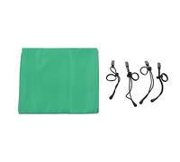 HEEPDD Green Screen - Fondo para fotografía de estudio (cifrado 75D, 1 x 2 m, 39,4 x 78,7 pulgadas), color verde